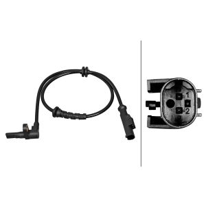 Sensor do ABS traseiro, direito HELLA 6PU 358 217-001