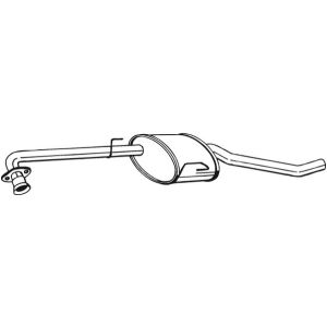 Silencieux central BOSAL 283-159