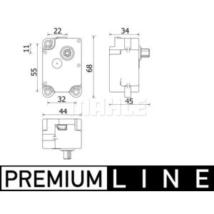 Säädin, säätöläppä MAHLE AA 71 000P