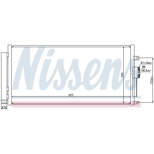 Verflüssiger, Klimaanlage NISSENS NIS 940291