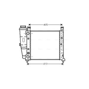 Arrefecedor do motor AVA COOLING FT2076