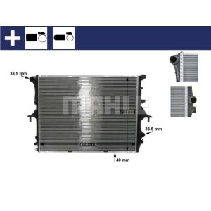 Radiator, motorkoeling MAHLE CR 571 000S