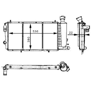 Arrefecedor do motor MAHLE CR 429 000S