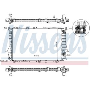 Radiateur NISSENS 60476