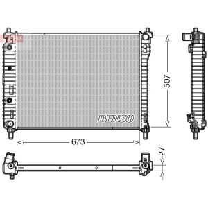 Arrefecedor do motor DENSO DRM20008