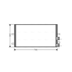 Condenseur (climatisation) AVA COOLING FDA5407
