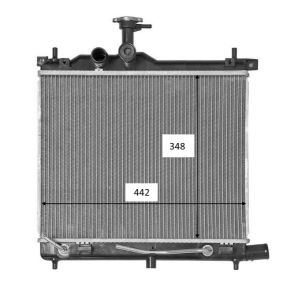 Radiador, arrefecimento do motor NRF 58460