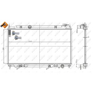 Jäähdytin, moottorin jäähdytys EASY FIT NRF 56081