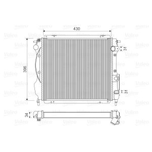 Raffreddatore motore VALEO 730182