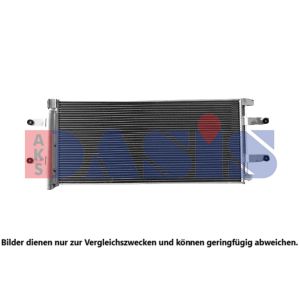 Condensador, sistema de ar condicionado AKS DASIS 132003N