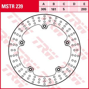 Bremsscheibe TRW MSTR239, 1 Stück