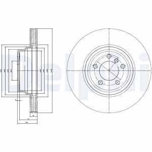 Bremsscheibe DELPHI BG9788