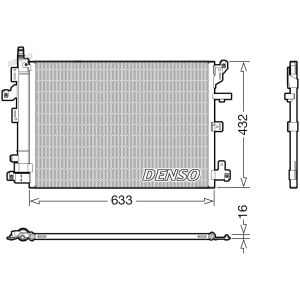 Condensador, aire acondicionado DENSO DCN33012