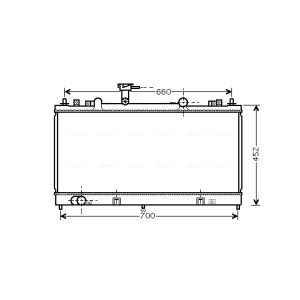 Arrefecedor do motor AVA COOLING MZ2164
