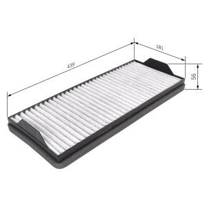 Innenraumfilter BOSCH 1 987 431 457