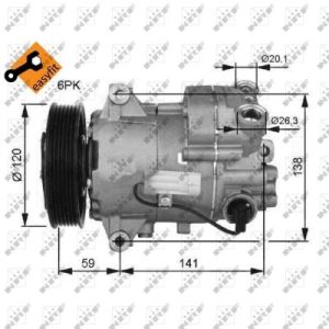 Compressor, airconditioning NRF 32487G