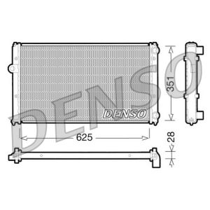 Radiador de motor DENSO DRM26001