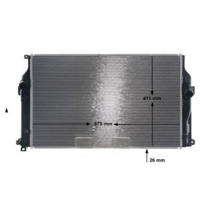 Arrefecedor do motor MAHLE CR 2270 000S