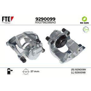Pinça do travão de disco, traseiro FTE 9290099