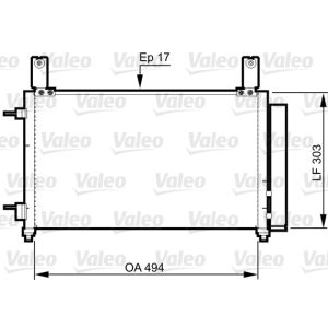 A/C-kondensor VALEO 814358