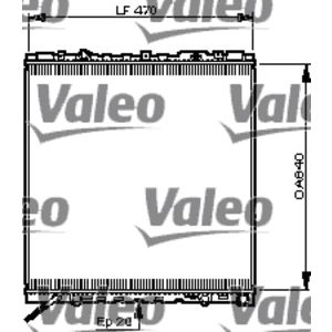 Raffreddatore motore VALEO 735503