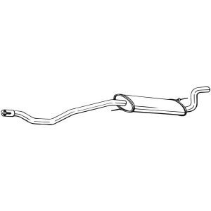 Silenciador traseiro BOSAL 283-595