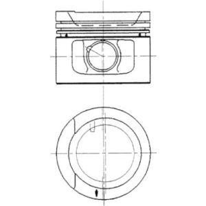 Pistão KOLBENSCHMIDT 90 942 600