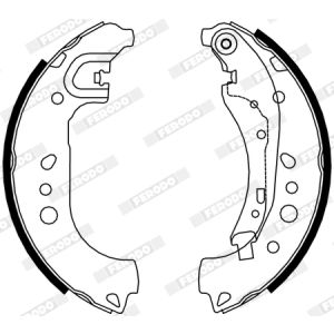 Juego de zapatas de frenos FERODO FSB4313