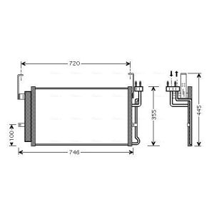 Condenseur (climatisation) AVA COOLING HY5084D