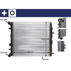 Arrefecedor do motor MAHLE CR 454 000S
