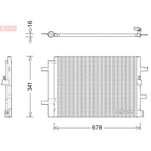 A/C-kondensor DENSO DCN02026