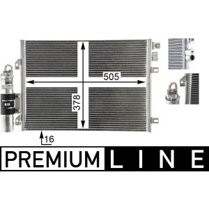 Condenseur (climatisation) MAHLE AC 860 000P