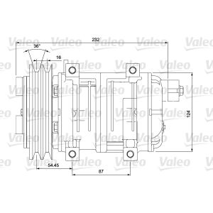 Compressor, ar condicionado VALEO 700868