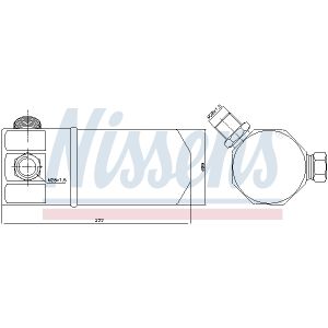 Secador, aire acondicionado NISSENS 95117