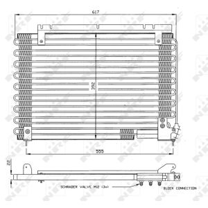 Condensatore, impianto di climatizzazione NRF 35191