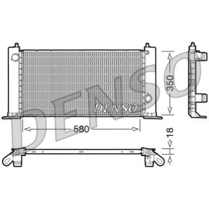Radiador de motor DENSO DRM09121