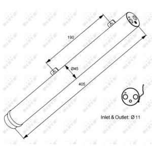 Droger, airconditioningsysteem NRF 33353