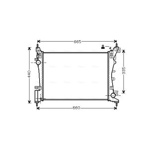 Arrefecedor do motor AVA COOLING FTA2318