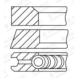 Kolbenringsatz GOETZE 08-123407-40