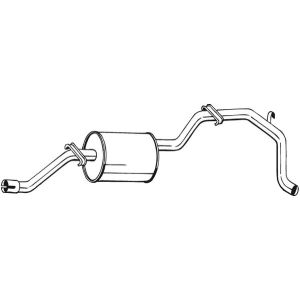 Endschalldämpfer BOSAL 285-413