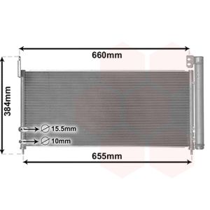 Condenseur (climatisation) VAN WEZEL 53015702
