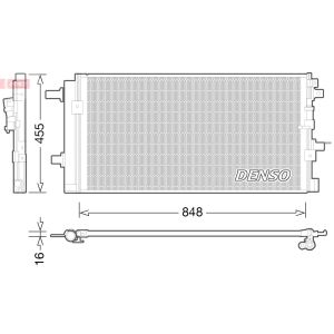 Condensador, aire acondicionado DENSO DCN02023