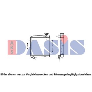 Radiador, arrefecimento do motor AKS DASIS 060089N
