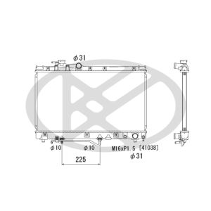 Raffreddatore motore KOYORAD PL010406