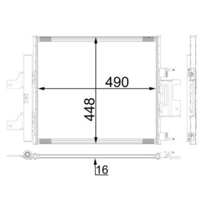 A/C-kondensor MAHLE AC 26 000P