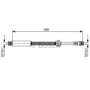 Bremsschlauch BOSCH 1 987 481 711