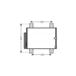 Kondensator, Klimaanlage AVA COOLING DU5064D