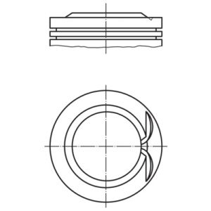 Kolben MAHLE 028 PI 00146 000
