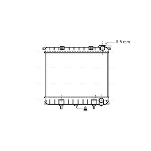 Arrefecedor do motor AVA COOLING AU2173