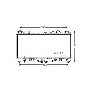 Motorkühler AVA COOLING TO2303